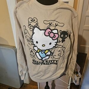 Sanrio Beige Hello Kitty & Friends  Sweatshirt